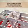 A Bar Above Dishwasher Basket for Reusable Straws and Small Bar Tools, Plastic Straw Basket for Washing Cocktail Picks, Stir Sticks, & Kitchen Accessories, Ideal for Home and Commercial Dishwasher use view 3