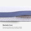 Bedgear Balance Cuddle Curve Performance Pillow - Size 2.0 - Moisture-Wicking Pillow for Side Sleepers - Medium Firmness Bed Pillow- Hypoallergenic, Washable Removable Cover - 20" W x 26" L x 5.75" H view 4