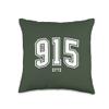 915 El Paso TX Classic Athletic Design Throw Pillow view 1