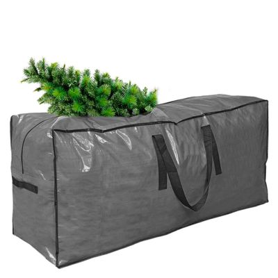Primode Christmas Tree Storage Bag - Tall Disassembled Holiday Tree Storage Case in Protective Zippered Gray Bag (9ft)