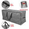 Primode Christmas Tree Storage Bag - Tall Disassembled Holiday Tree Storage Case in Protective Zippered Gray Bag (9ft) view 2