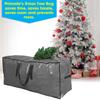 Primode Christmas Tree Storage Bag - Tall Disassembled Holiday Tree Storage Case in Protective Zippered Gray Bag (9ft) view 4