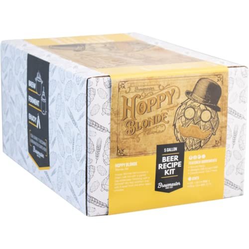 Popular Dry Hopped HOPPY BLONDE ALE Premium Beer Ingredient Extract Kit from Brewmaster BMKIT110