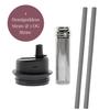 Ceres CHILL Straw Lid with Infuser - Converts OG or Demigoddess Portable Breast Milk Chiller into a Double Wall Insulated Drink Bottle and Fruit Infused Water Bottle for Hot or Cold Beverages view 2