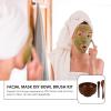Beaupretty 2sets Mask Bowl Set Mask Mixing Kit Brush and Spatula for Home Facials Easy to Clean and Store for Homemade Skincare view 2