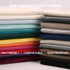 ZZYK Fleece Back Cushion Headboard Backrest Reading Pillow Large Wedge Lumbar Bolster Upholstered Bed Headboard Cover for Full Twin Queen Size Bed,Coffee,Paste 59"/150cm view 4