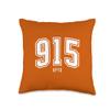 915 El Paso TX Classic Athletic Design Throw Pillow view 1