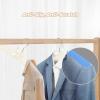 Padded Clothing Hangers - Premium Fabric Hangers for Coat, Sweater, Wedding Dress, Bride, Closet - Upgraded Heavy Duty Sweater Clothes Hanger - Pack of 10 view 2