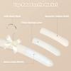 Padded Clothing Hangers - Premium Fabric Hangers for Coat, Sweater, Wedding Dress, Bride, Closet - Upgraded Heavy Duty Sweater Clothes Hanger - Pack of 10 view 3