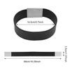 Magnetic Curtain Tiebacks 2 Pcs Leather Curtain Outdoor Ties Modern Tie Backs Drapes Curtains Buckle Drapery Holdbacks for Home Office Cafe Balcony Decor(Black) view 2
