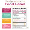 3 Steps to Understand and Read Food Labels - Nutrition Facts Label Poster 18x24" Laminated - Food Label Poster view 1