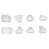 8pcs Traffic Tool Style Cookie Cutters Food-grade Baking Molds for Fun Biscuit Making for Family and Friends Baking Activities view 1
