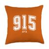 915 El Paso TX Classic Athletic Design Throw Pillow view 1