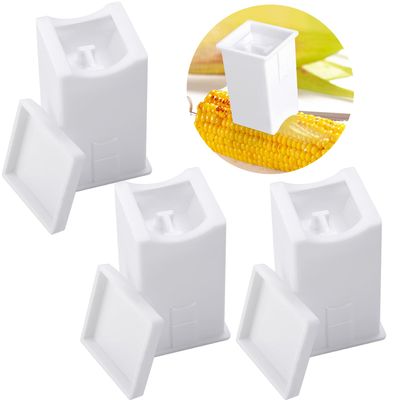 codree 3 PCS Butter Spreader Dispenser-Corn Butter Holder with Built-In Cover-Spreads Butter Dispenser on Waffles Toast Pancakes Bagels