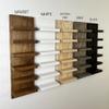 Wooden Sunglasses Shelf | Floating Shelf | Entryway Organization | Eyeglass Rack | Storage | Quality Wall Mounted Shelving (5 Shelf, White) view 2