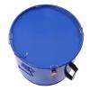 37.9L/ 10 Gal Fryer Grease Bucket Oil Disposal Caddy Steel Fryer Oil Bucket Oil Transport Container w/Lid & 4 Lock Clips Oil Caddy w/Filter Bag for Hot Oil Filtering,Hot Cooking Fryer Grease Bucket view 3