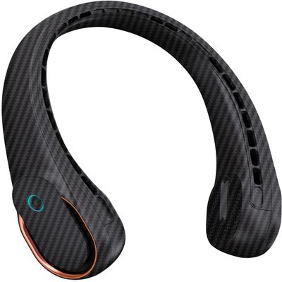 FrSara Neck Fan, Portable Personal Fan Strong Wind, 4000mAh, Air Volume,360 Cooling, No Hair Twisting, Air Volume On 2 Sides, Non-Slip, Quick Charge, Long Use Time, Gift for Women, Men, Birthday