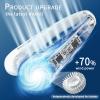 FrSara Neck Fan, Portable Personal Fan Strong Wind, 4000mAh, Air Volume,360 Cooling, No Hair Twisting, Air Volume On 2 Sides, Non-Slip, Quick Charge, Long Use Time, Gift for Women, Men, Birthday view 2