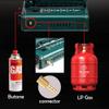 WEBUP Propane Space Radiant Heater Portable Indoor Gas Stove for Garage Ice Fishing 2 in 1 Camping Butane Heater/LP Gas Heater GreenBlackRed view 3