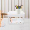 SOLUSTRE Desktop Organizer for Bathroom -saving Sundries Rack for Toiletries Cosmetics Multi-functional Storage Holder Strong Bearing Capacity view 2