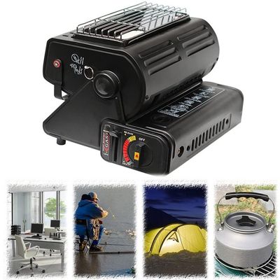 WEBUP Compact Small Space Heater Touring Car Propane Or Butane Heater with Tip Over Protection Portable Personal Heater Adjustable 2 in 1 Camping Gas Stove