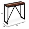 KTHLBRH Wood Bench, Indoor &Outdoor Bench, Indoor Entryway Seat, for Entryway, Bedroom, Hallway, Bench Solid Reclaimed Wood 43.3"x13.8"x17.7" view 2