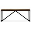 KTHLBRH Wood Bench, Indoor &Outdoor Bench, Indoor Entryway Seat, for Entryway, Bedroom, Hallway, Bench Solid Reclaimed Wood 43.3"x13.8"x17.7" view 4