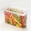 CURTA 6 Pack NSF Food Pan Cover, 1/3 Size Clear Polycarbonate Lid with Handle for Commercial Food Pan, Dishwasher & Freezer Safe Plastic Clear view 3