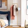 DR.IRON Modern Gold Coat Racks Freestanding Hall Coat Tree,Hat Racks with Marble Base & Coat Hanger with Umbrella for Entryway Hallway, Office or Bedroom view 1