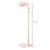 DR.IRON Modern Gold Coat Racks Freestanding Hall Coat Tree,Hat Racks with Marble Base & Coat Hanger with Umbrella for Entryway Hallway, Office or Bedroom view 2