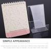 Beavorty 5pcs Acrylic Book Racks Daily Use Book Stand for Display Bookshelf Holders Holder Magazine view 2