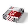 Feelyou Red Fire Truck Car Duvet Cover Firefighter Bedding Set Fire Engine Comforter Cover Kids Firemen Car Vehicle Bed Set Geometric Lattice Grid Twin Size with 1 Pillow Case (No Comforter) view 4