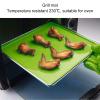Food Grade High Temperature Resistant Avoid Sticking Fruit Dehydrator Sheets, 4Pcs Silicone Dehydrator Mats, Nonstick Baking Rug Mat, for Jerky, Fruit, Herbs, Chips, Flax Crackers Crusts (Green), view 3