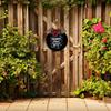 Lefangovs Round Wooden Happy New Year Hanging Front Door Decor Sign Christmas Wreath SignHappy New Year Decorations view 3