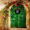 Lefangovs Round Wooden Happy New Year Hanging Front Door Decor Sign Christmas Wreath SignHappy New Year Decorations view 4