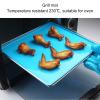 Food Grade High Temperature Resistant Avoid Sticking Fruit Dehydrator Sheets, 4Pcs Silicone Dehydrator Mats, Nonstick Baking Rug Mat, for Jerky, Fruit, Herbs, Chips, Flax Crackers Crusts (Blue), view 3