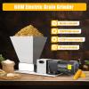 4L Tabletop Electric Grinder Wet and Dry Grinder Corn Grain Wheat Feed Grinder 2 Roll Dry Grain Cereal Grinder Home Brewing Mill 110V view 2