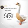 ZTGL Premium Heavyweight 95% White Goose Feathers Down Comforter Queen Full Size Thickened Fluffy 1200 Thread Count Cover Down Proof Winter Duvet Insert with Corner Tabs,B,200X230cm/3kg view 4