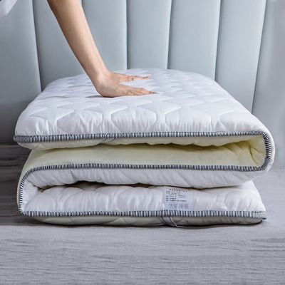 Non-Slip Tatami Floor Mattress Full Size Foldable Futon Mattress Pad Single Double Sleeping Mattress for Floor Adult Dormitory Mattress Roll Up Floor Lounger Couch Bed,White,200x220cm(79 * 86in)
