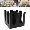 Square 4 Grids Breakroom Coffee Condiment and Cup Storage Organizer,Cup and Lid Holder,Paper Cup Dispenser Storage Holder for Home, Office, Coffee Shops, Cafe, Restaurant, Lounge, 4 Cup Dispenser view 3