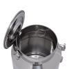 7.4Gal Stainless Steel Milk Can 28L, Dairy Pot with Sealed Lid 304 Heavy Duty Bucket GDAE10 Liquid Storage Canister Oil Barrel Pail Jug Wine Tea Beer for Home Bar Kitchen Industry view 3