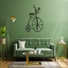 Bicycle Metal Wall Art, Bicycle Wall Decor, Cycling Wall Decor for Home Decor, Room Decor, Living room, Kitchen, Bedroom, Boho Housewarming Gift, Bicycle Lover Gift (23.6" x 21.6" / 60 x 55 cm) view 2