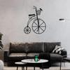 Bicycle Metal Wall Art, Bicycle Wall Decor, Cycling Wall Decor for Home Decor, Room Decor, Living room, Kitchen, Bedroom, Boho Housewarming Gift, Bicycle Lover Gift (23.6" x 21.6" / 60 x 55 cm) view 3