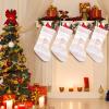 Beautiful Ballerina Pink Christmas Stockings Custom Personalized Name Xmas Festive Gift Decor Family Party 17.52 x 7.87 Inch view 3