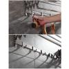 Folding Home Clothes Airer Hanger Towel Holder Wall Mounted Clothes Drying Rack Closet Storage Organization Dryer Clotheshorse (Silver 80cm/31.5in) view 3
