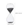 BESTonZON Office Decor Glass Sand Timer 10 Minute Hourglass Sand Timers Decorative Sandglass Sand Clock Timer for Games Classroom Home Office Kitchen Desk Decor Xmas Birthday Present Home Decor view 3