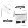 Housoutil 10Pcs Transparent Roller Window Shade Pulls Lightweight Abs Handles Easy Operation Cordless Blind Pulls for Rods Curtain Accessories 2.16X1.37X0.98In view 4