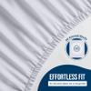 Utopia Bedding Waterproof Mattress Protector Crib Size, Premium 200 GSM Terry Mattress Cover, Soft & Breathable Bed Cover, Fitted Sheet Style with Stretchable Deep Pockets 5" (White) view 4