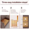 Trustic Couch Cushion Support for Sagging Seat [ 22 x 84], Sofa Saver, Sag Away Solution, Under Cushion Adjustable Bamboo Board Inserts, Heavy Duty, Extra Sturdy, and Thick 0.47" view 4