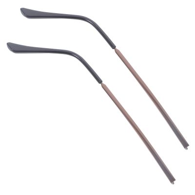iplusmile Glasses Replacement Arms 1 Pair Metal Glasses Replacement Temples - Universal Eyeglasses Arms Legs for Eyeglass Repair Kit - Brown, Glasses Temples Width: 2.0mm